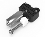 Electrically adjustable steering wheel mechanism